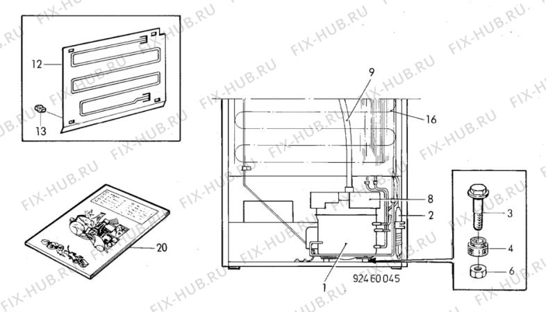 Взрыв-схема холодильника Unknown ER3600D - Схема узла C10 Cold, users manual